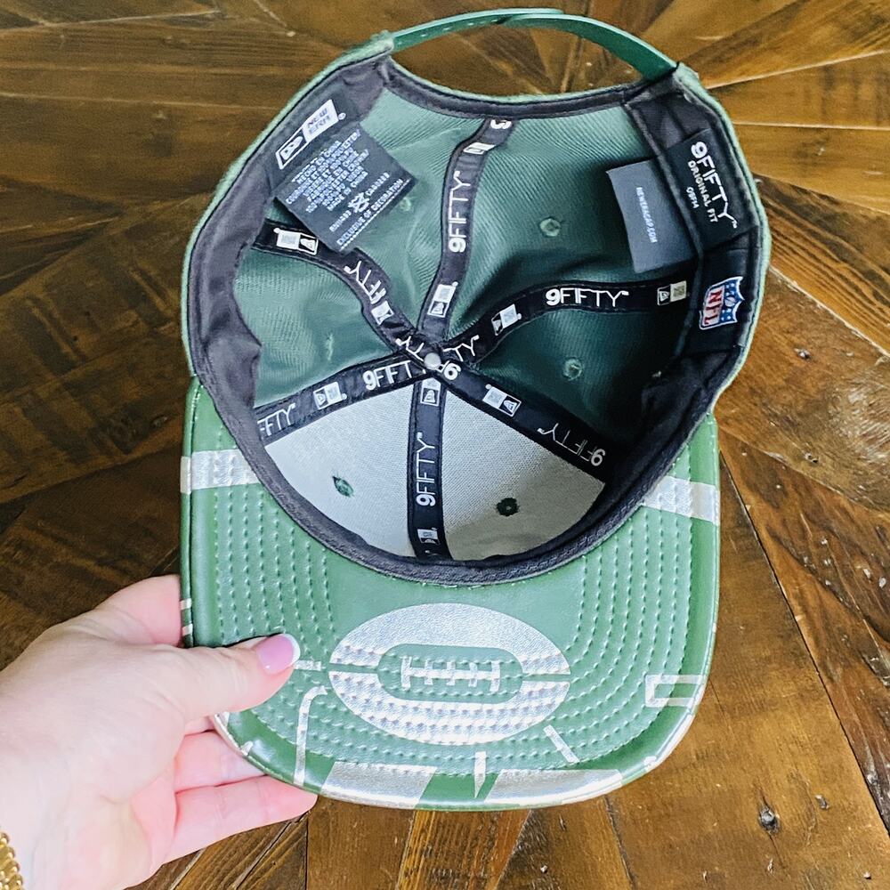 New York Jets Hat Draft 2017 9Fifty Green Snapback New Era Trucker Adjustable - Picture 6 of 6